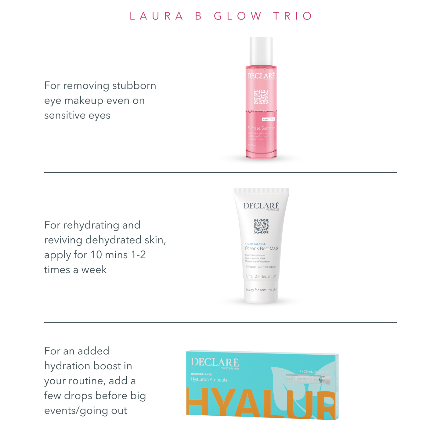 Laura B's Glow Trio Bundle